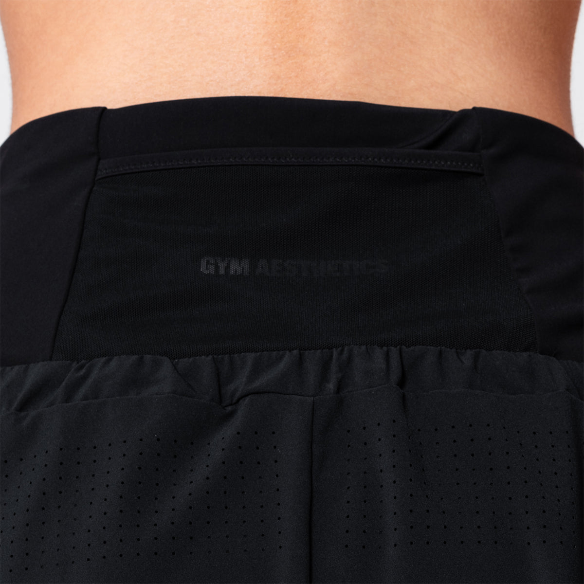 Image of Activewear 2in1 Color Block Running Shorts for Women